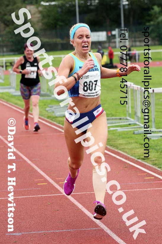 Womens 5000 metres, 2021 North Eastern Track and Field Champs., Middesbrough. Photo: David T. Hewitson/Sports for All Pics